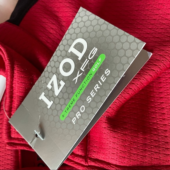 Izod golf XFG red pullover cool FX - Picture 4 of 6